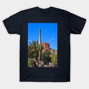 The Saguaro And The Deep Blue Sky T-Shirt